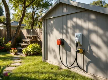 Energieversorgung für Gartengeräte