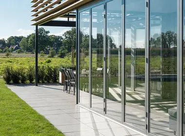 Glas Falttüre Schiebetüre SL 45