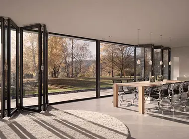 Ganzglas Faltfenster SL 82