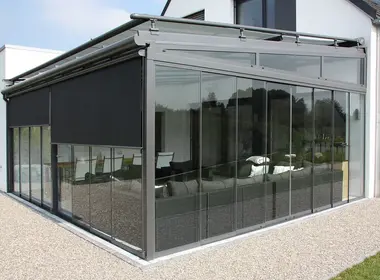 Terrassendach Schrägelemente