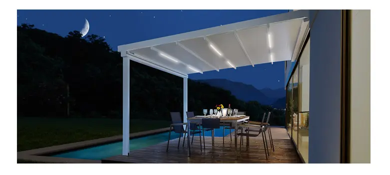 Pergolamarkise Pavilion Pergola Sunrain XLM von Leiner Pergolamarkise Pavilion Pergola Sunrain XLM von Leiner