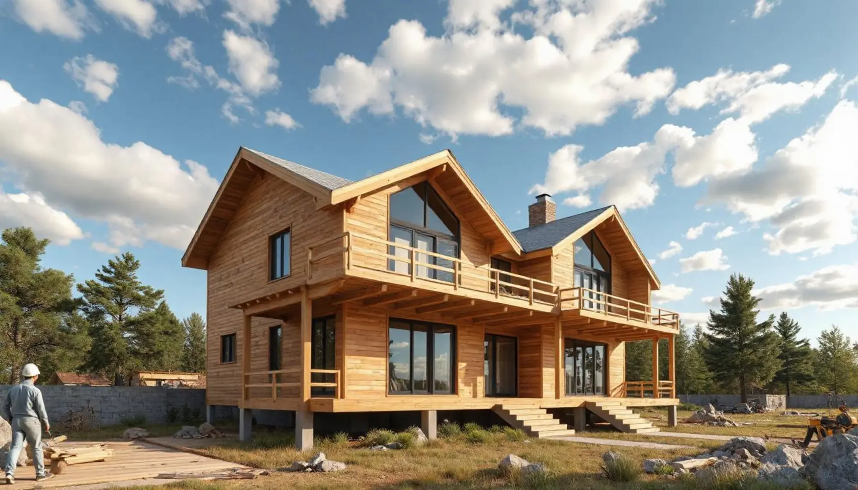 Holzbau mit Baubetreuung Holzbau mit Baubetreuung